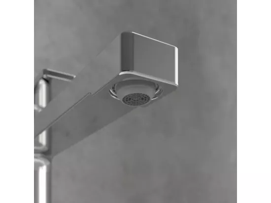 Mitigeur lavabo surélevé VILLEROY ET BOCH Architectura avec vidage Push Open chrome