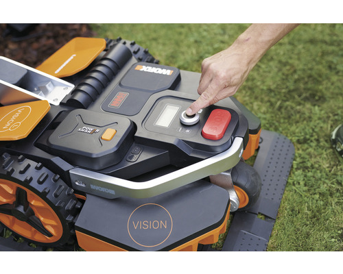 WORX 20V Landroid Vision L1300 22cm/1.300m² robotmaaier met app, zonder begrenzingsdraad WR213E, incl. 4Ah accu en laadstation