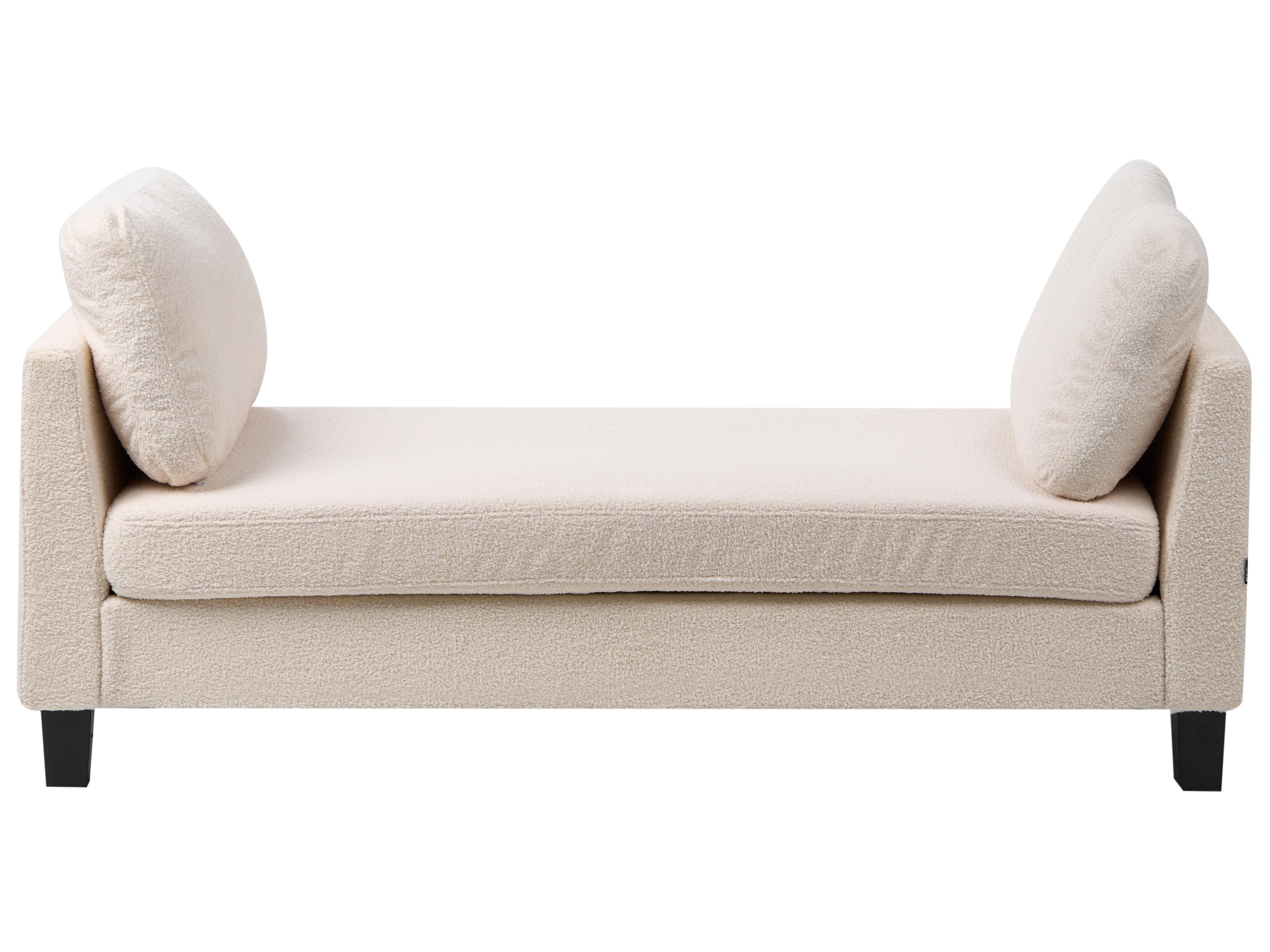 Chaise longue ARCHIANE Stof Gebroken wit