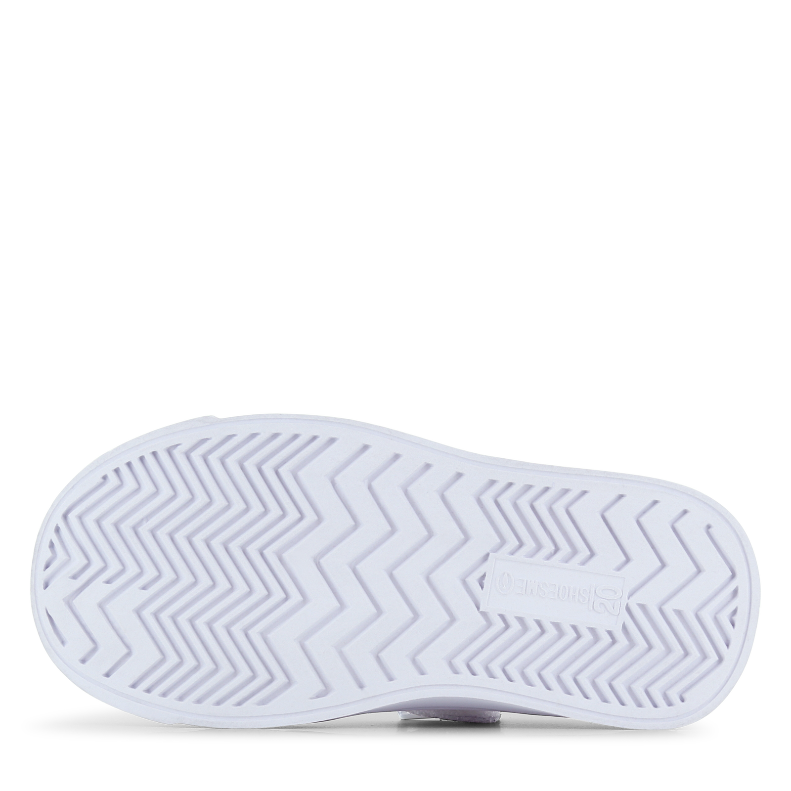 Shoesme weißer Sneaker mit rosa Streifen