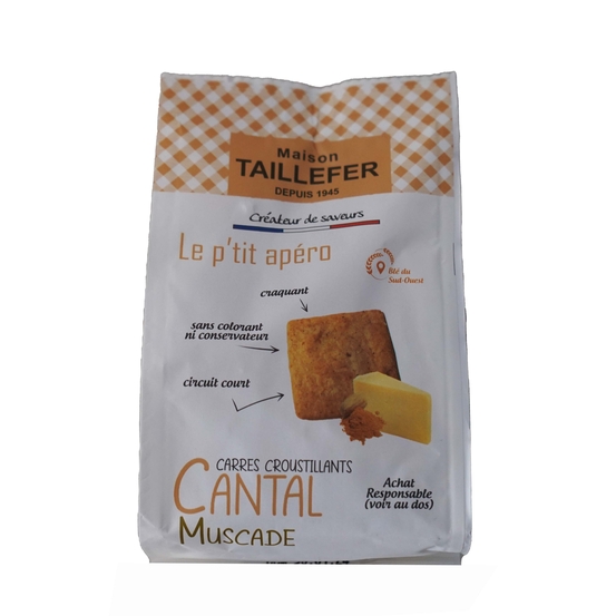 Les carrés croustillants Cantal et Noix de muscade 97 g