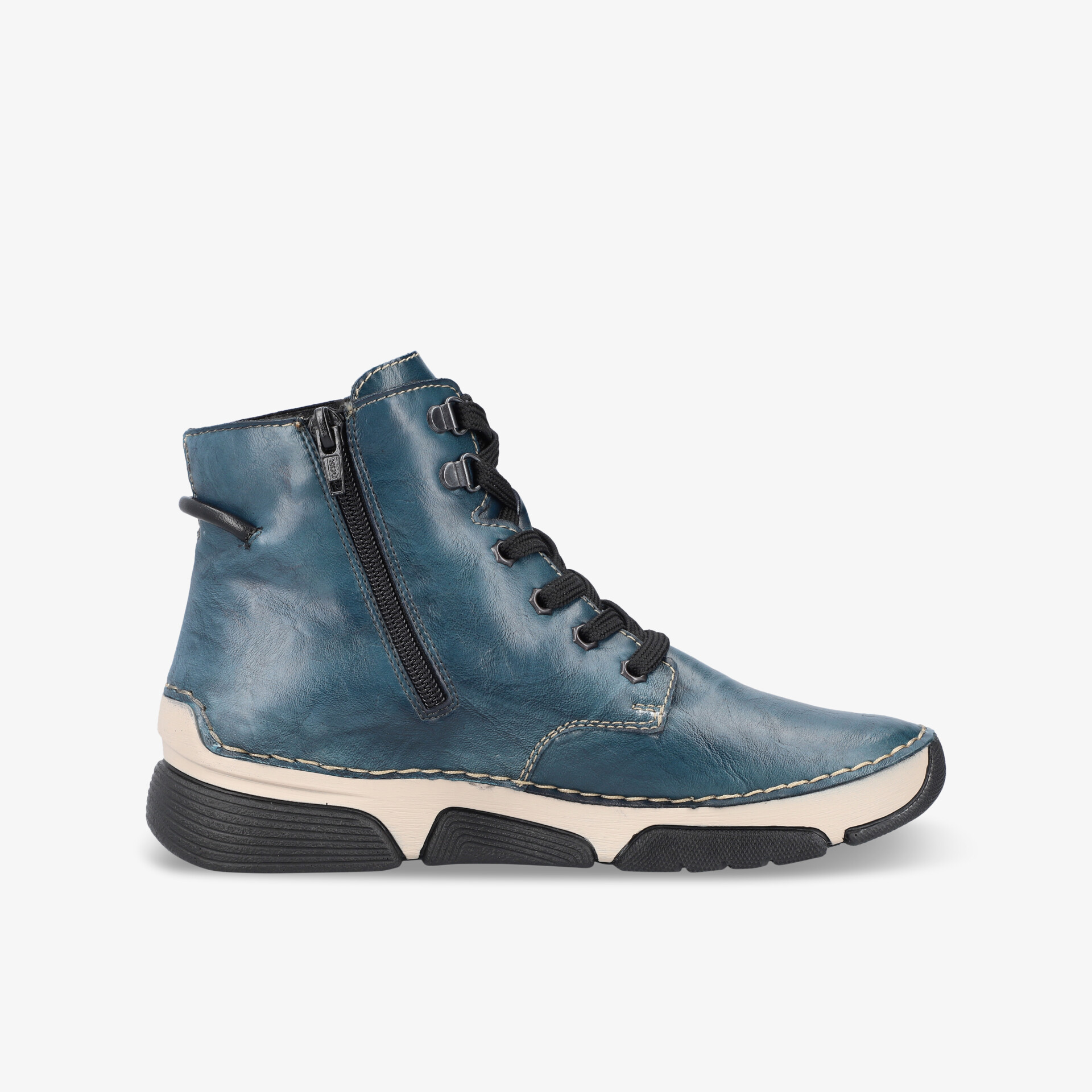 rieker Damen Schnürstiefeletten - Blau | Jetzt bei reno.de kaufen