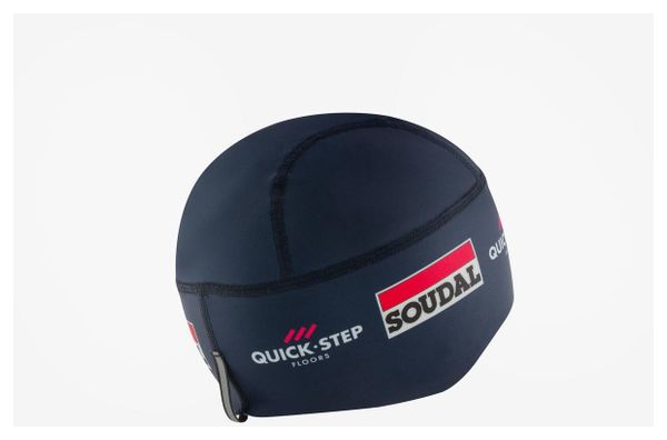 Sous-casque Castelli Soudal Quick-Step Pro Thermal Skully Bleu