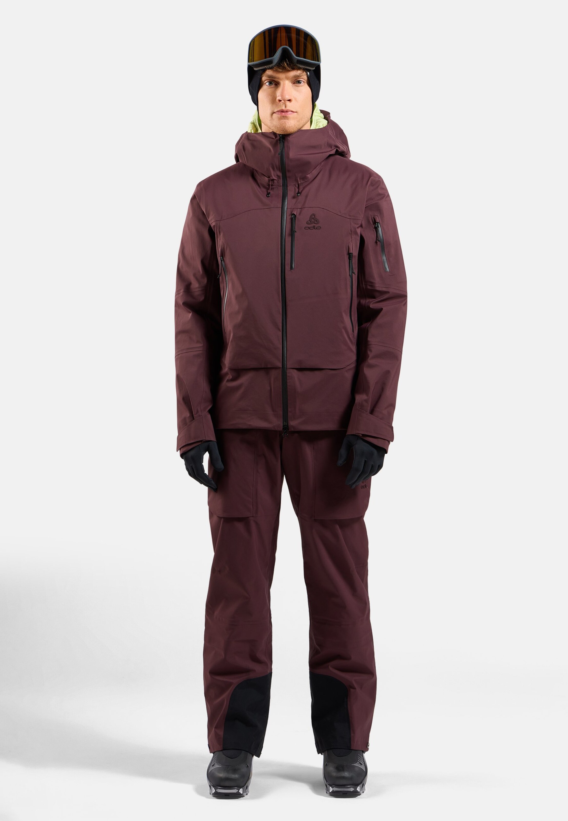 X-Alp 3L Hardshell-Skihose in fudge