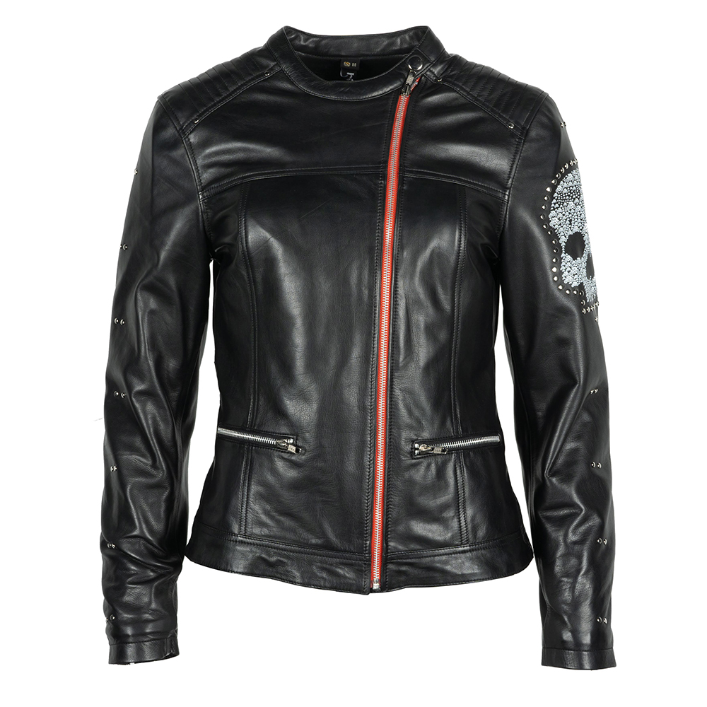 Helstons - Blouson femme Cher Cuir Soft Noir