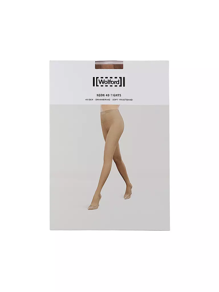 WOLFORD Feinstrumpfhose NEON 40 gobi hellbraun