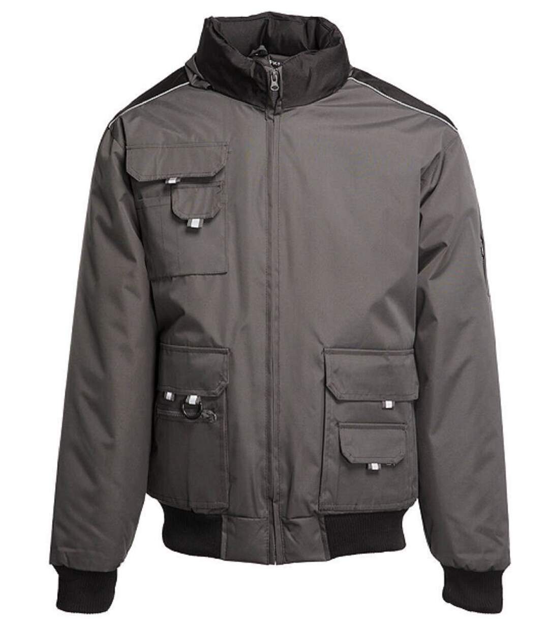 Blouson de travail Steel - Homme - Pen Duick - PK542 - gris et noir
