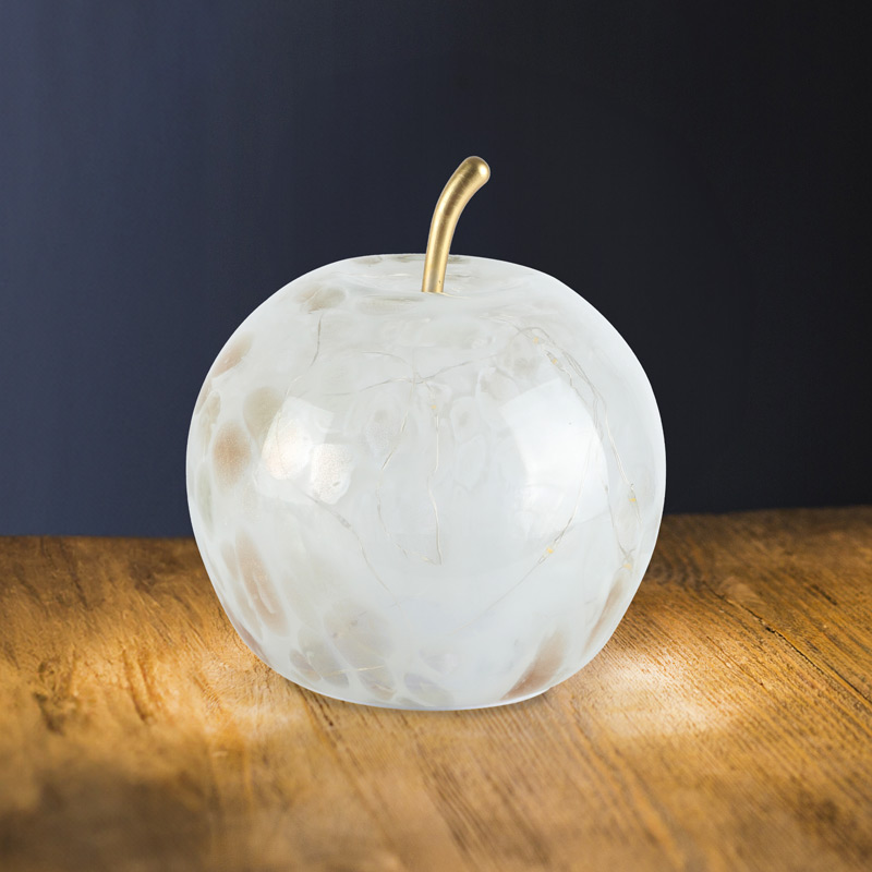 Pomme lumineuse à LED 'Smoky'