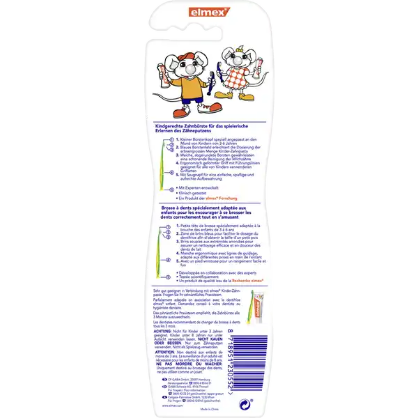 Kinderzahnbürste weich Doppelpack