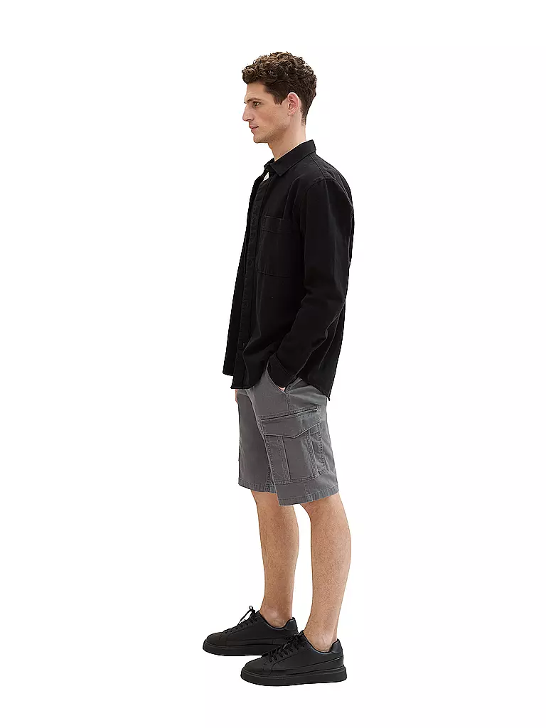 TOM TAILOR Cargoshorts grau