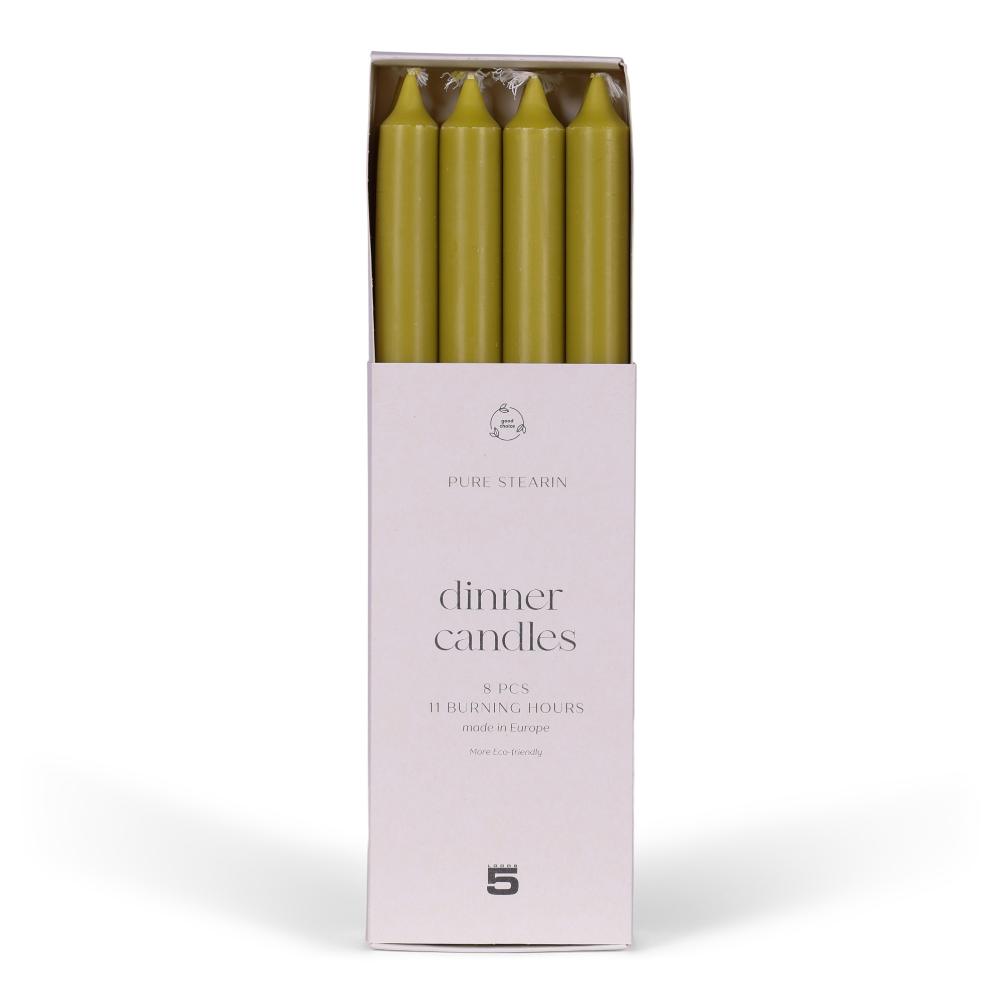 Dinnerkaars avocado green - set van 8