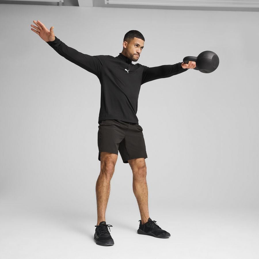 PUMA CLOUDSPUN Maillot d'Entraînement Fermeture Éclair 1/4 - Noir