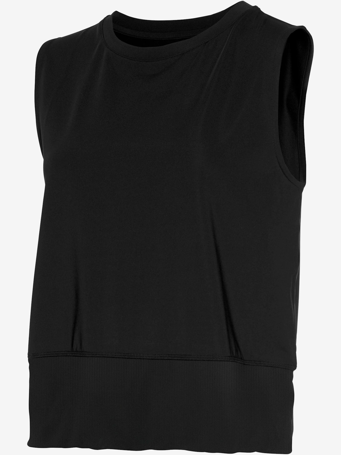 T-shirt à manches courtes haut court en jersey