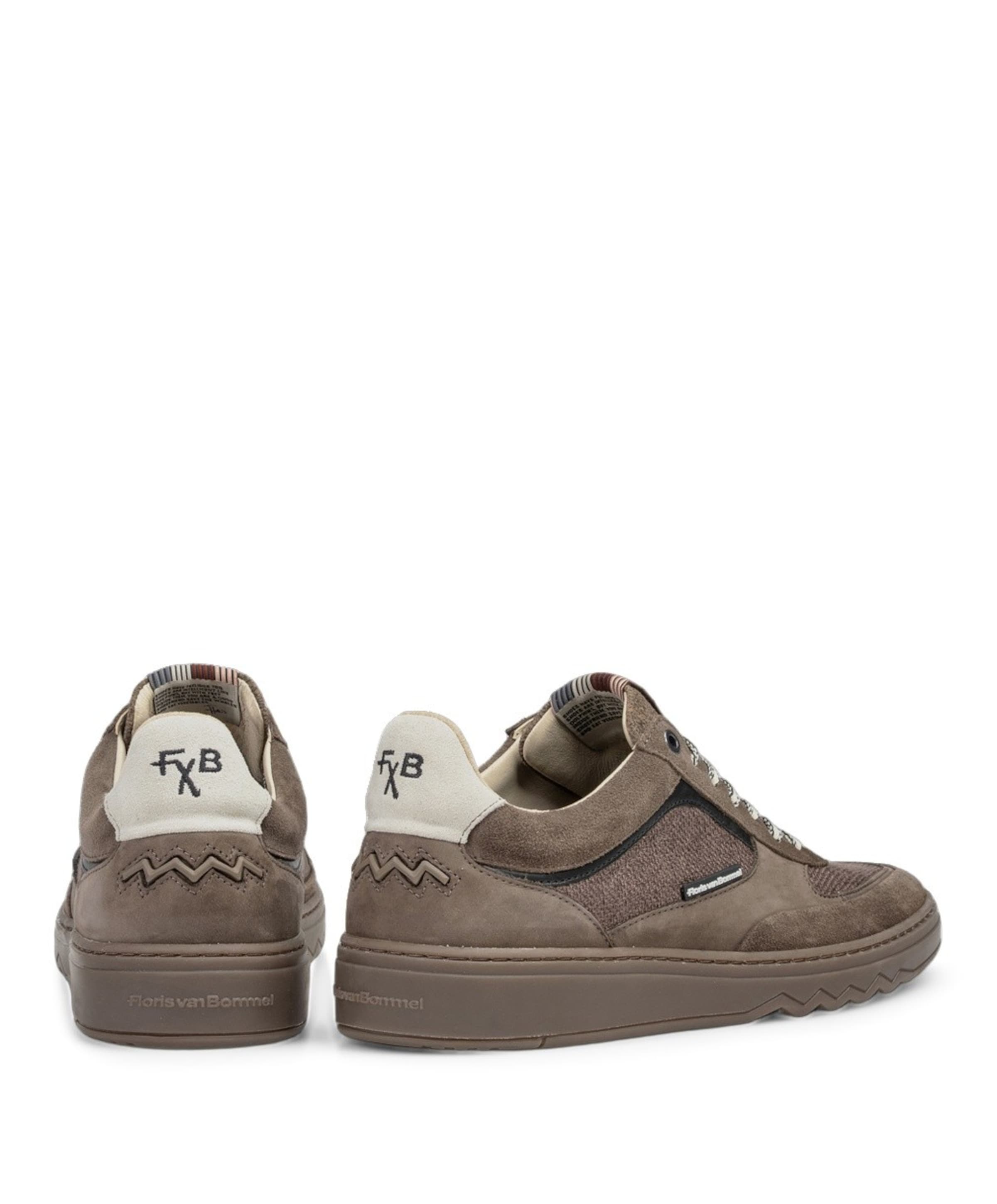 Floris van Bommel heren veterschoenen beige