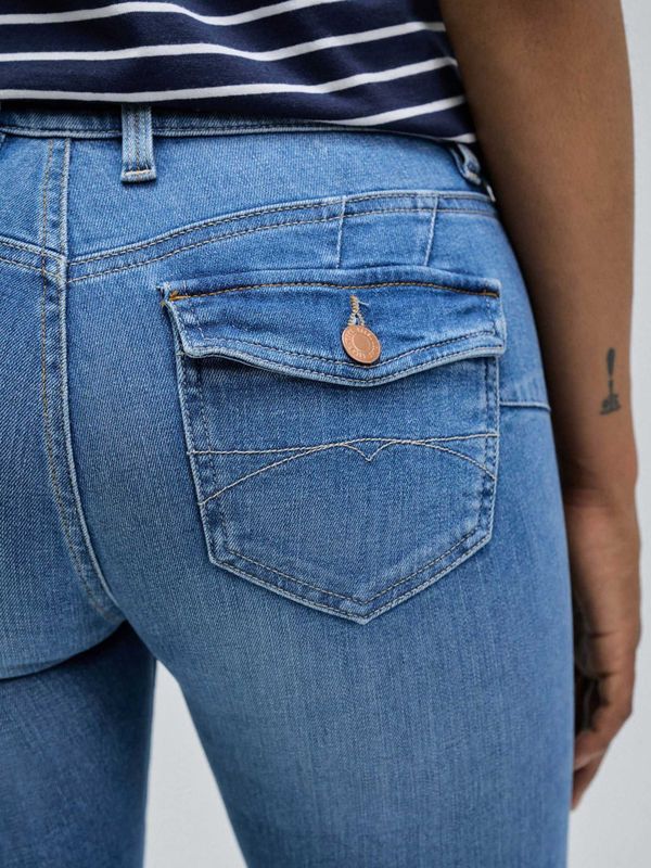Salsa - Wonder Push Up - Spijkerbroek - Blauw - Bootcut