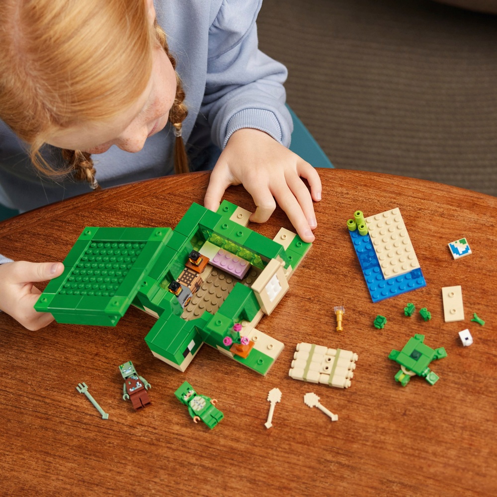 LEGO Minecraft 21254 Das Schildkrötenstrandhaus-Spielset