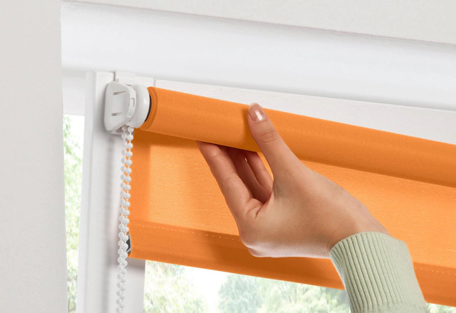 K-HOME Seitenzugrollo »Klemmfix-Rollo« Lichtschutz ohne Bohren 1 Stück