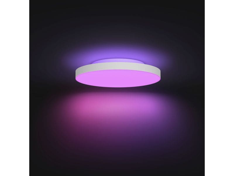 Philips Hue Deckenleuchte White & Color Ambiance Datura Ø 3 Smartes Deckenpaneel mit Hintergrundbeleuchtung