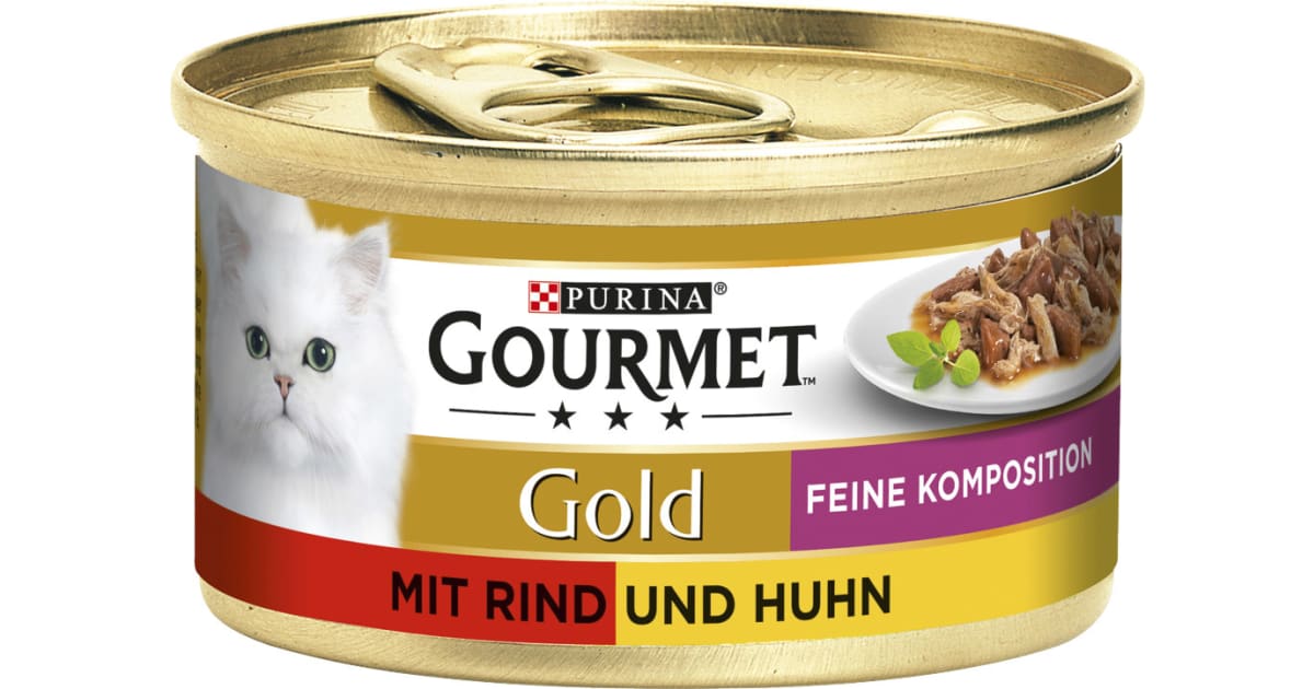 PURINA Gourmet Gold Feine Komposition Rind & Huhn
