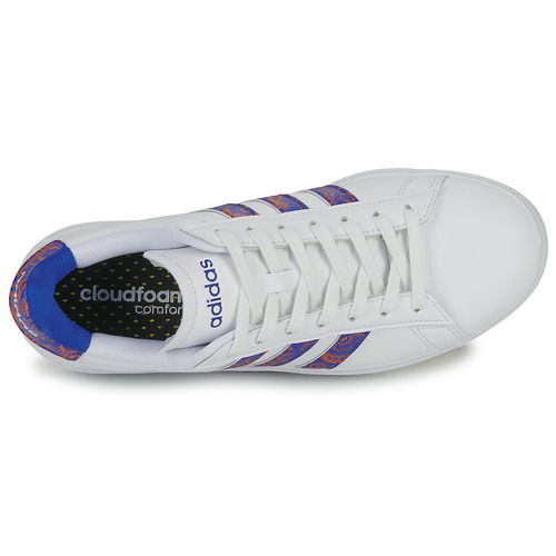 Adidas Sportswear - GRAND COURT 2.0 - Blanc / Bleu / Orange