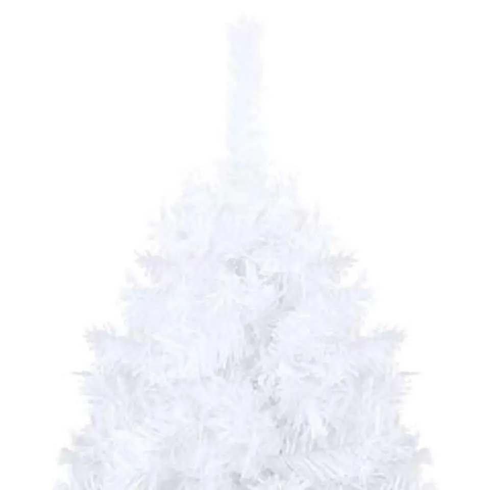 vidaXL Kunstkerstboom met dikke takken 150 cm PVC wit