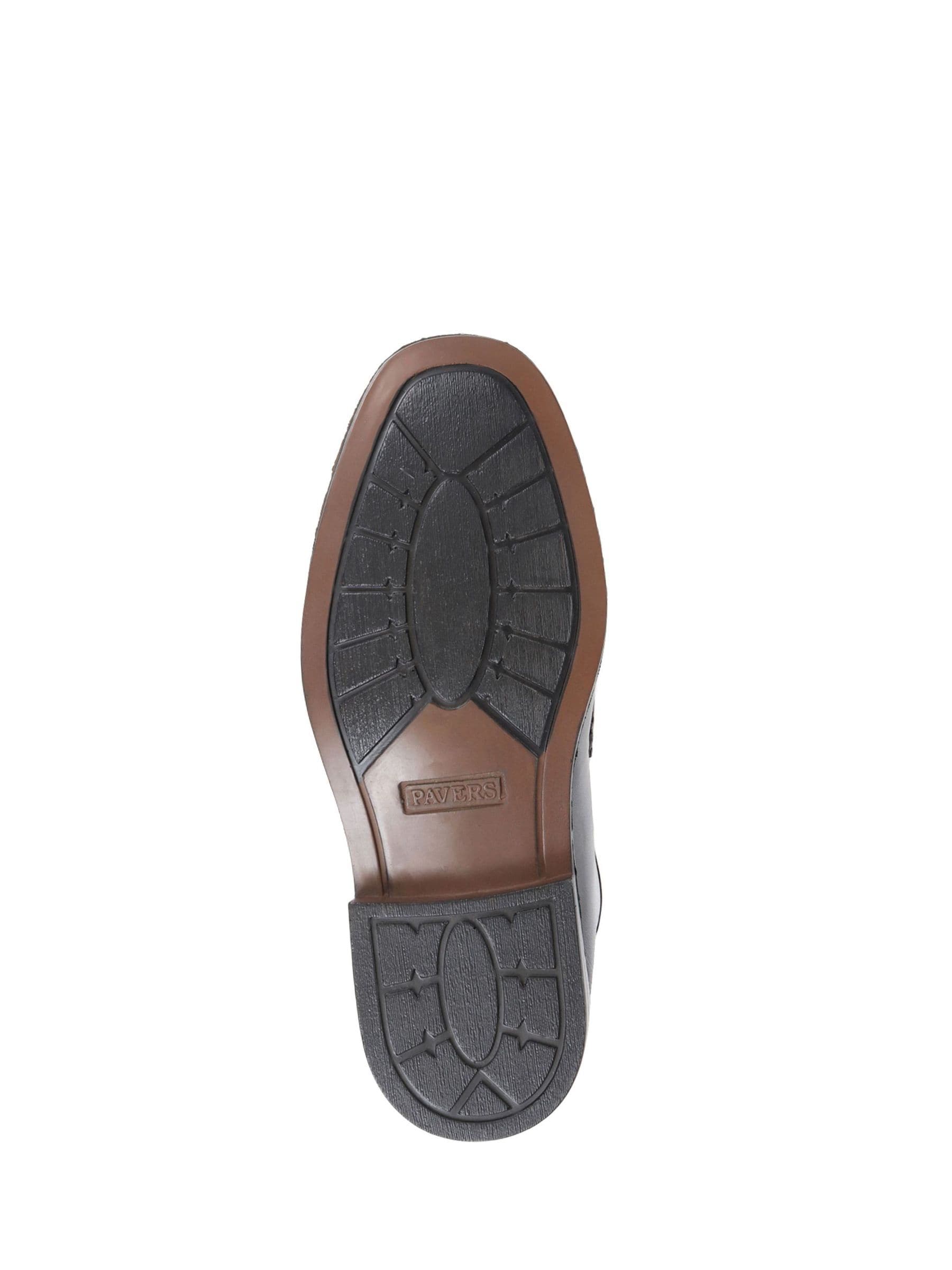 Zwart - Pavers nette zwarte mocassin schoenen voor heren