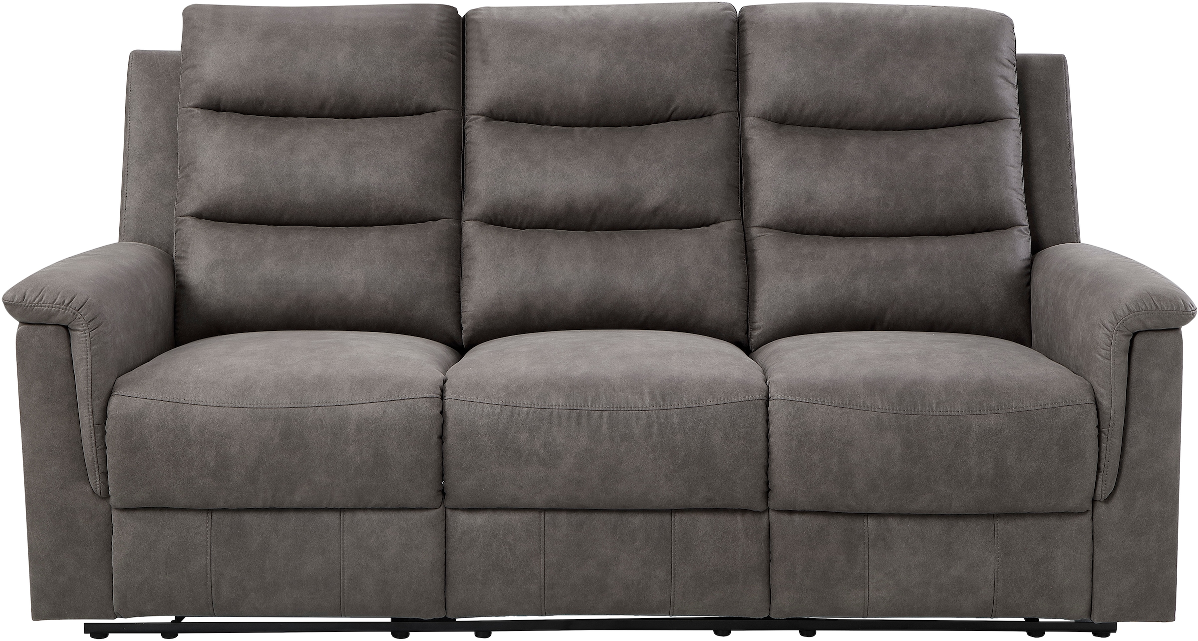 ATLANTIC home collection 3-Sitzer »Cliff mit 2 Relaxfunktionen« Federkern und Becherhaltern in klappbarer Mittelkonsole