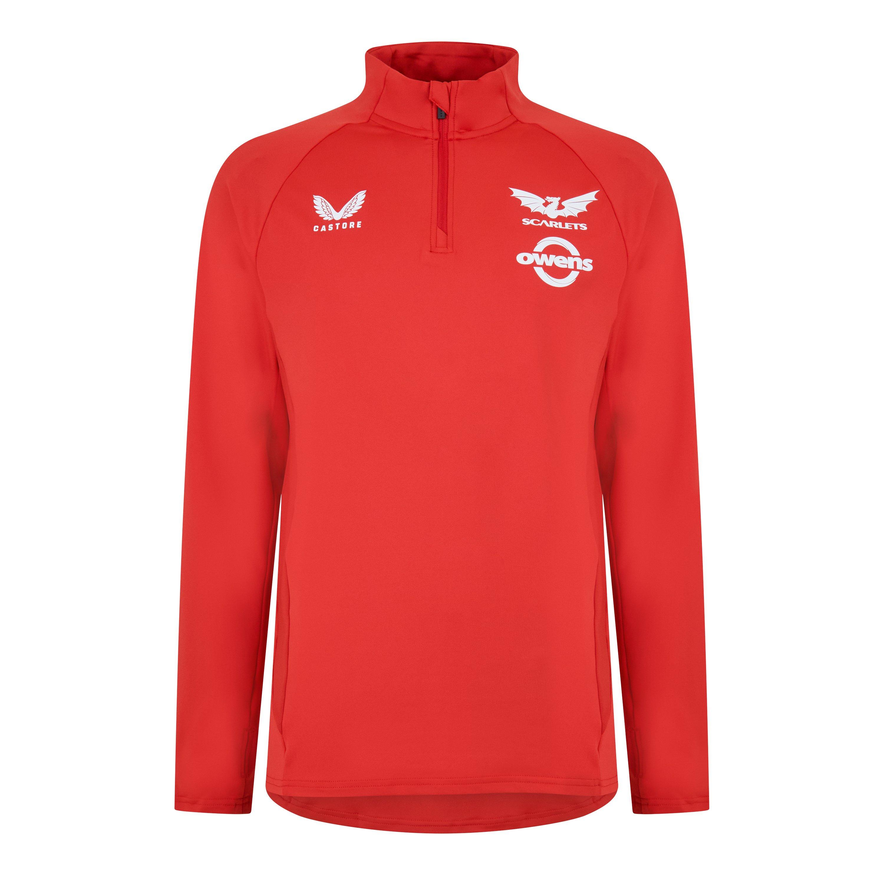 Castore ScarletsquarterZip Midlayer 2024 2025 Adults