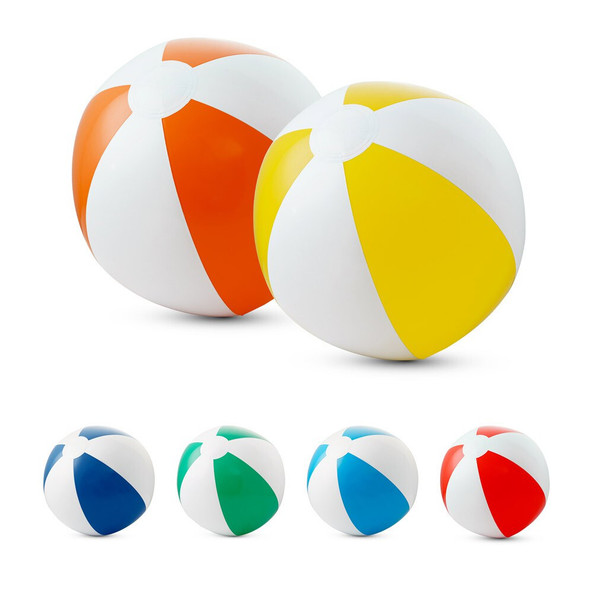 hi!dea 98274 - Ballon de plage gonflable en PVC opaque