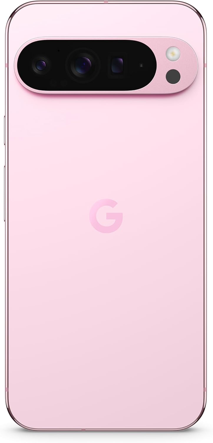 Google Pixel 9 Pro XL - Smartphone Android débloqué avec Gemini, Triple Appareil Photo arrière, 24 Heures d'autonomie et écran Super Actua 6,8 Pouces - Quartz Rose, 256GB