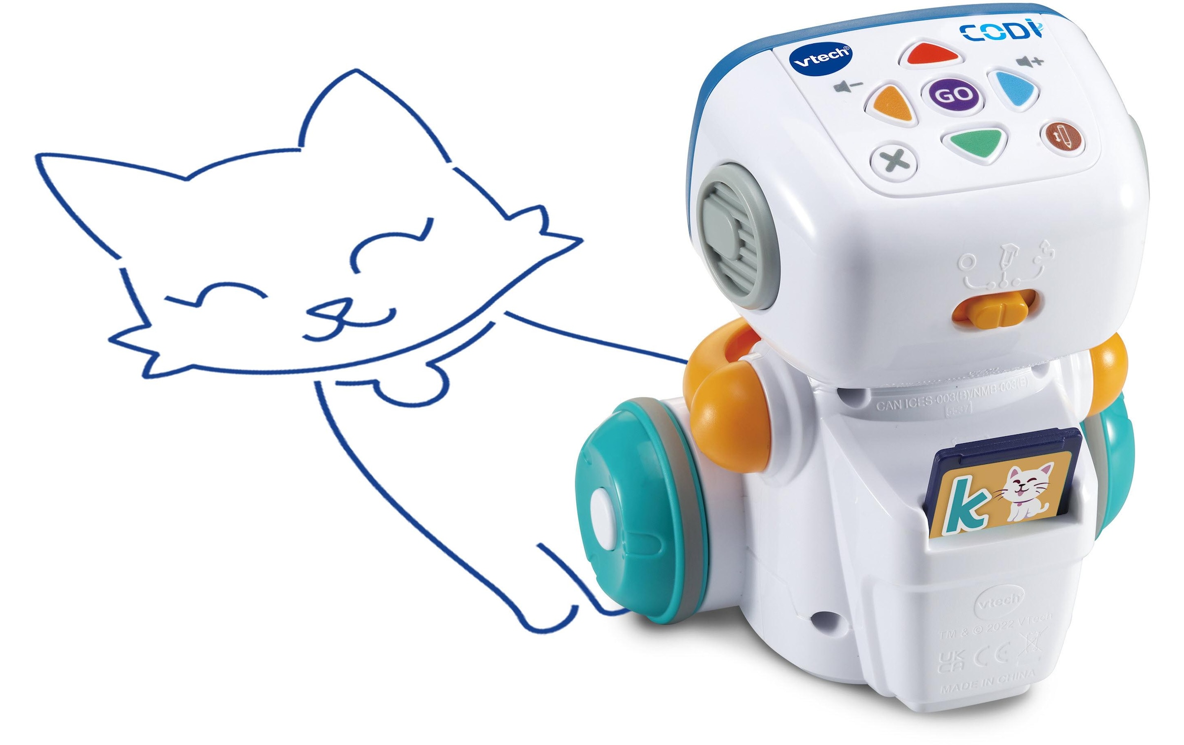 Vtech® Lernspielzeug »clevere Mal-Roboter«