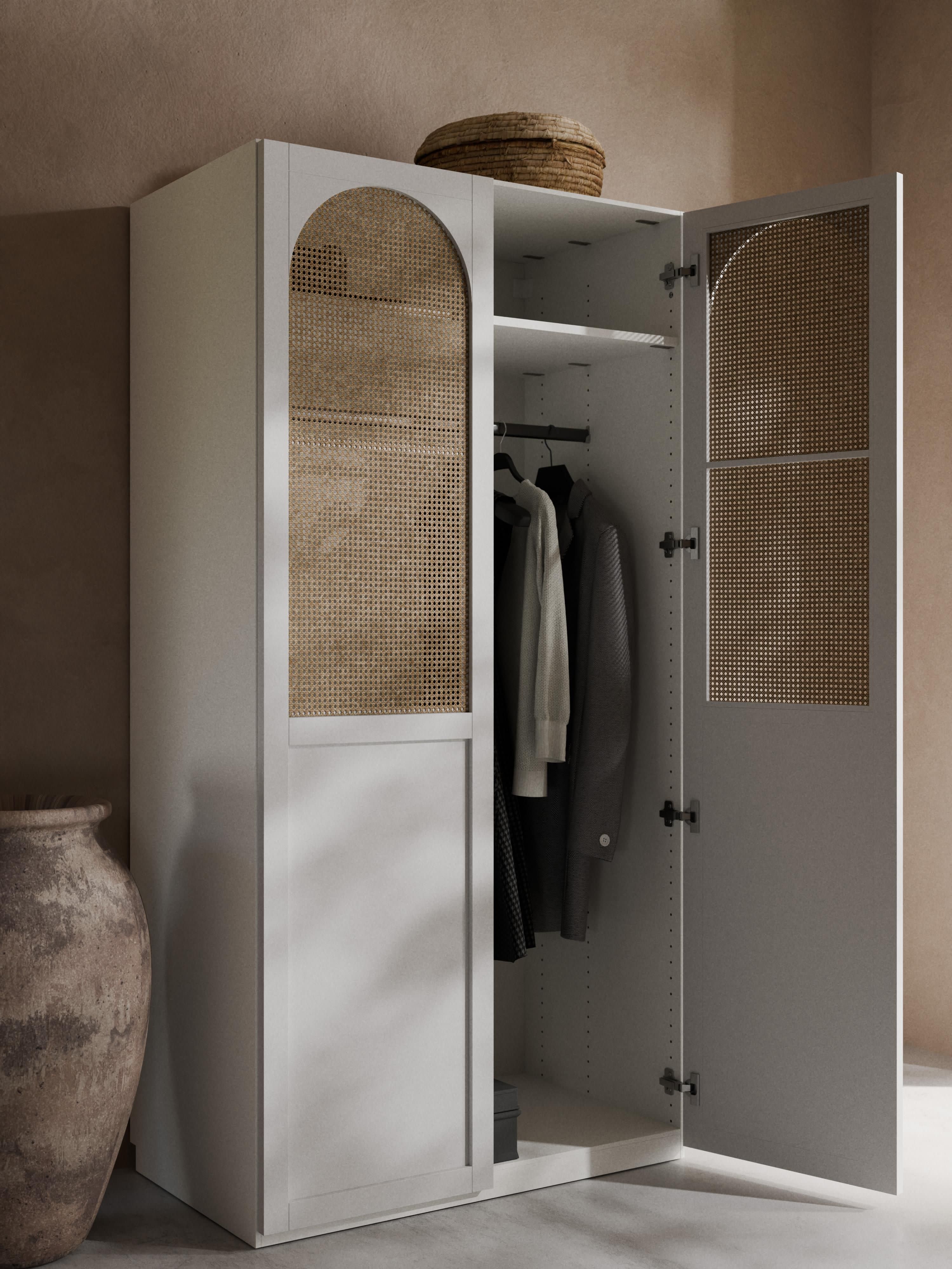 Modulaire draaideurkast Jeanne, 100 cm breed, in verschillende formaten