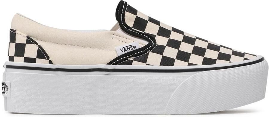 Vans Buty damskie sneakersy UA Classic Slip On Platform V18Ebww Beige Dames
