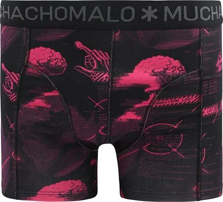Muchachomalo Boxershorts 3-Pack Binary U-BINARY1010-01-Print/Print/Black kopen