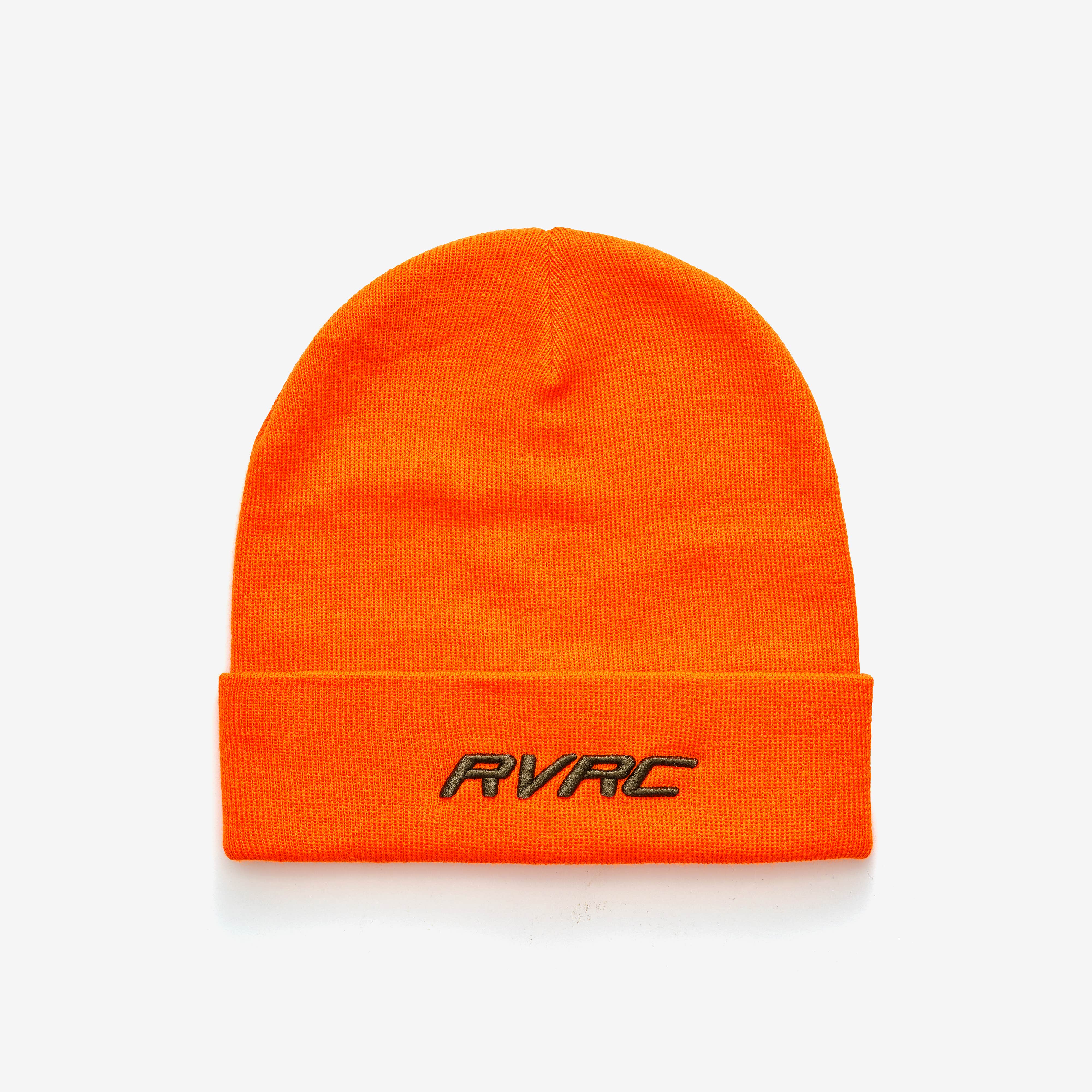 Merino 3D Logo Beanie  Orange Hi-Vis