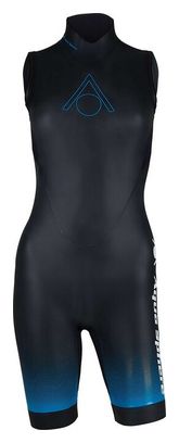 Combinaison Néoprène Femme Aquasphere Aquaskin Shorty V3 Noir Bleu