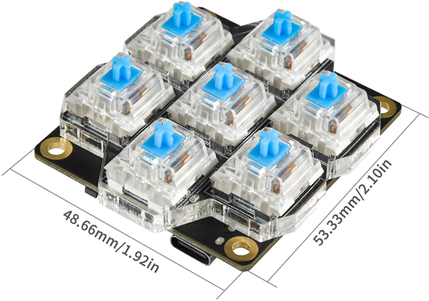 BIGTREETECH  Hot-Key Button Board für Voron, Standard Edition    Klipper kompatibles Keyboard für Voron 3D Drucker