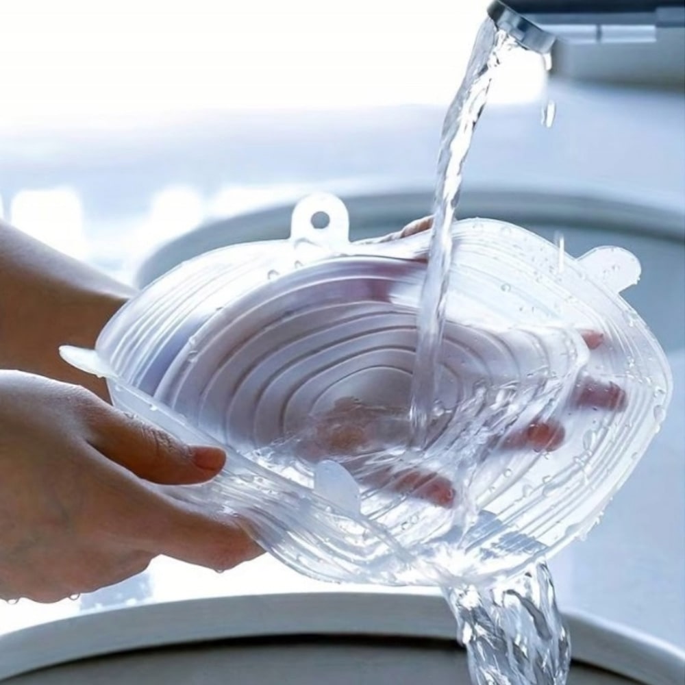 Couvercles en silicone de conservation - Lot de 5