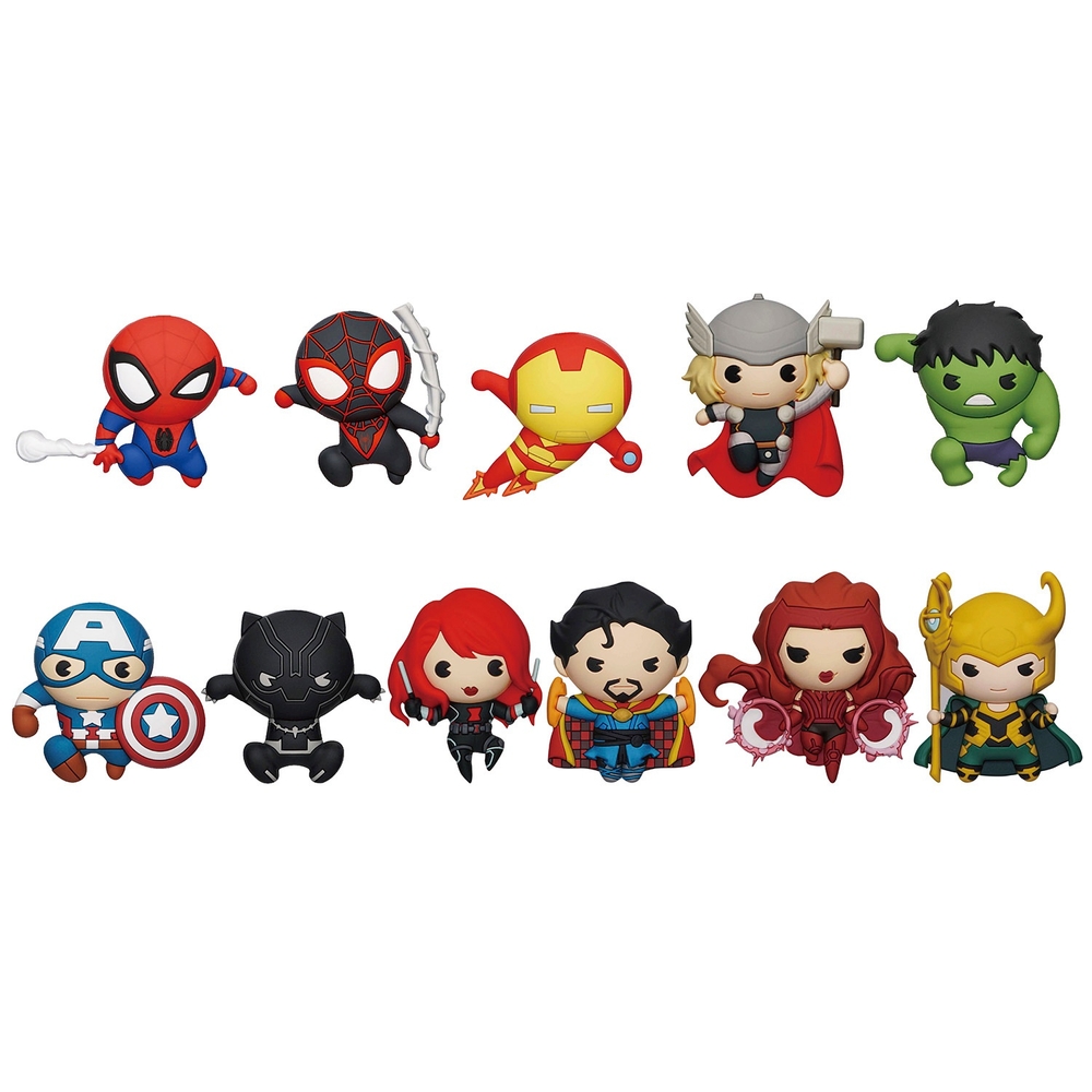 Das Marvels Taschenclip-Sortiment