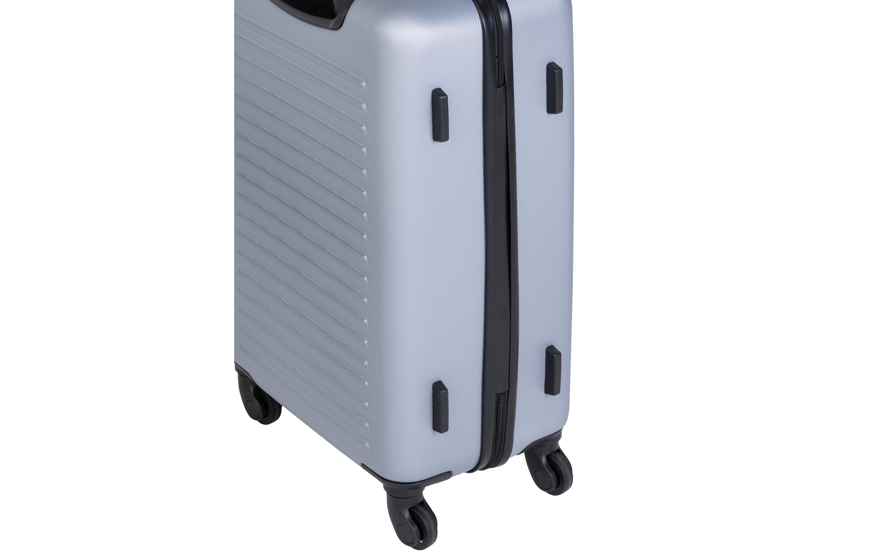 Reisekofferset 3-teiligt, Silbergrau<br>Drei Trolleys unterschiedlicher Grösse