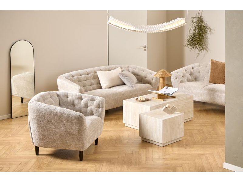 AC Design Sessel Ria Beige Gemütlicher Loungesessel