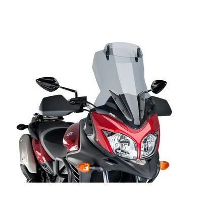 Bulle Puig Touring avec visière - Gris