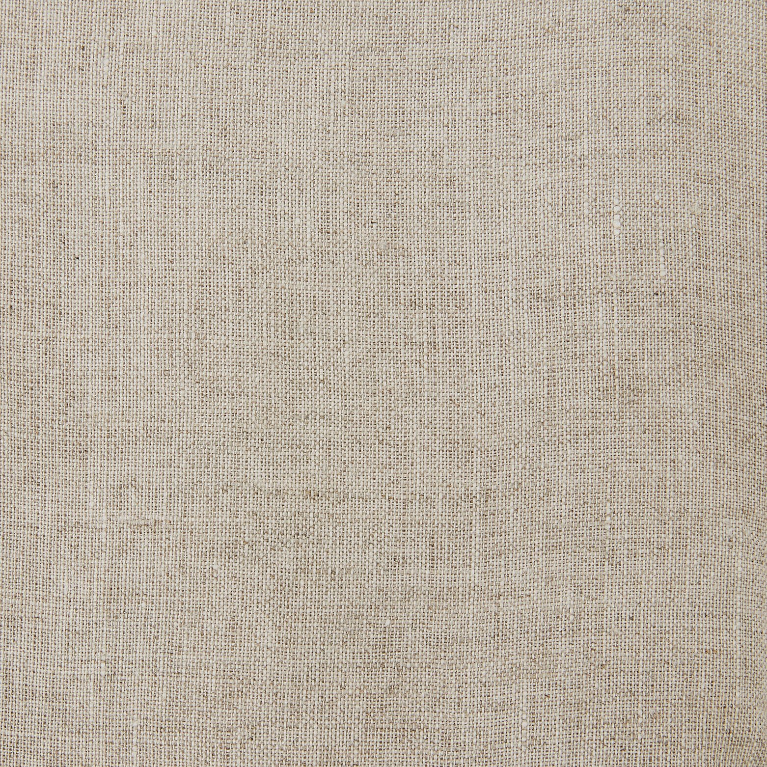 Chemise regular col mao unie lin Beige