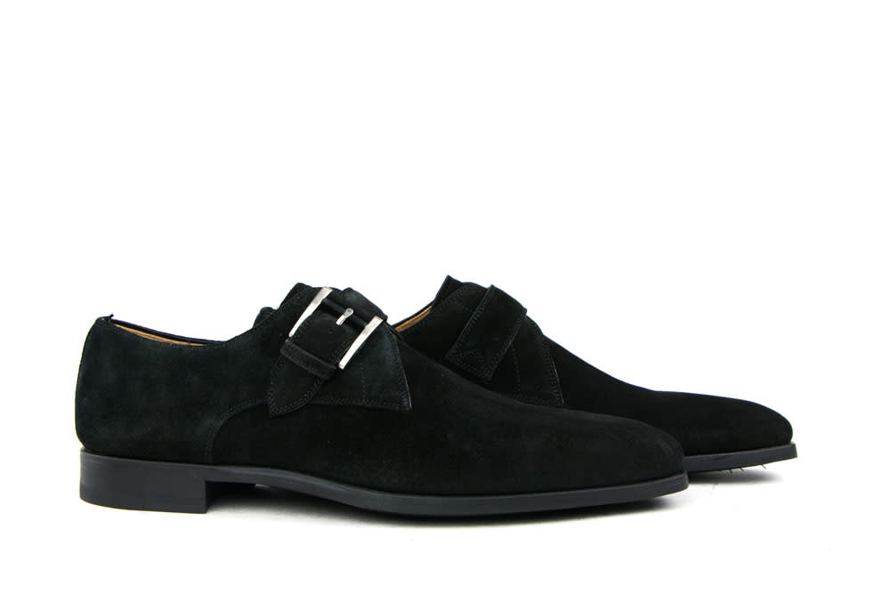 Magnanni Crosta Zwart Suede