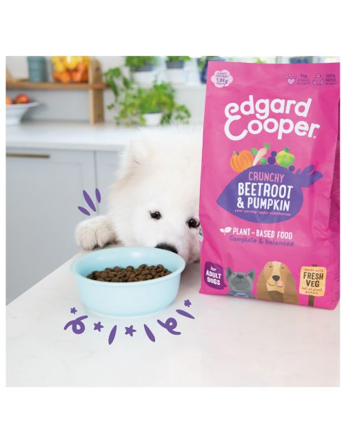 Edgard&Cooper Plantbased Adult Rode Biet&Pompoen - Hondenvoer