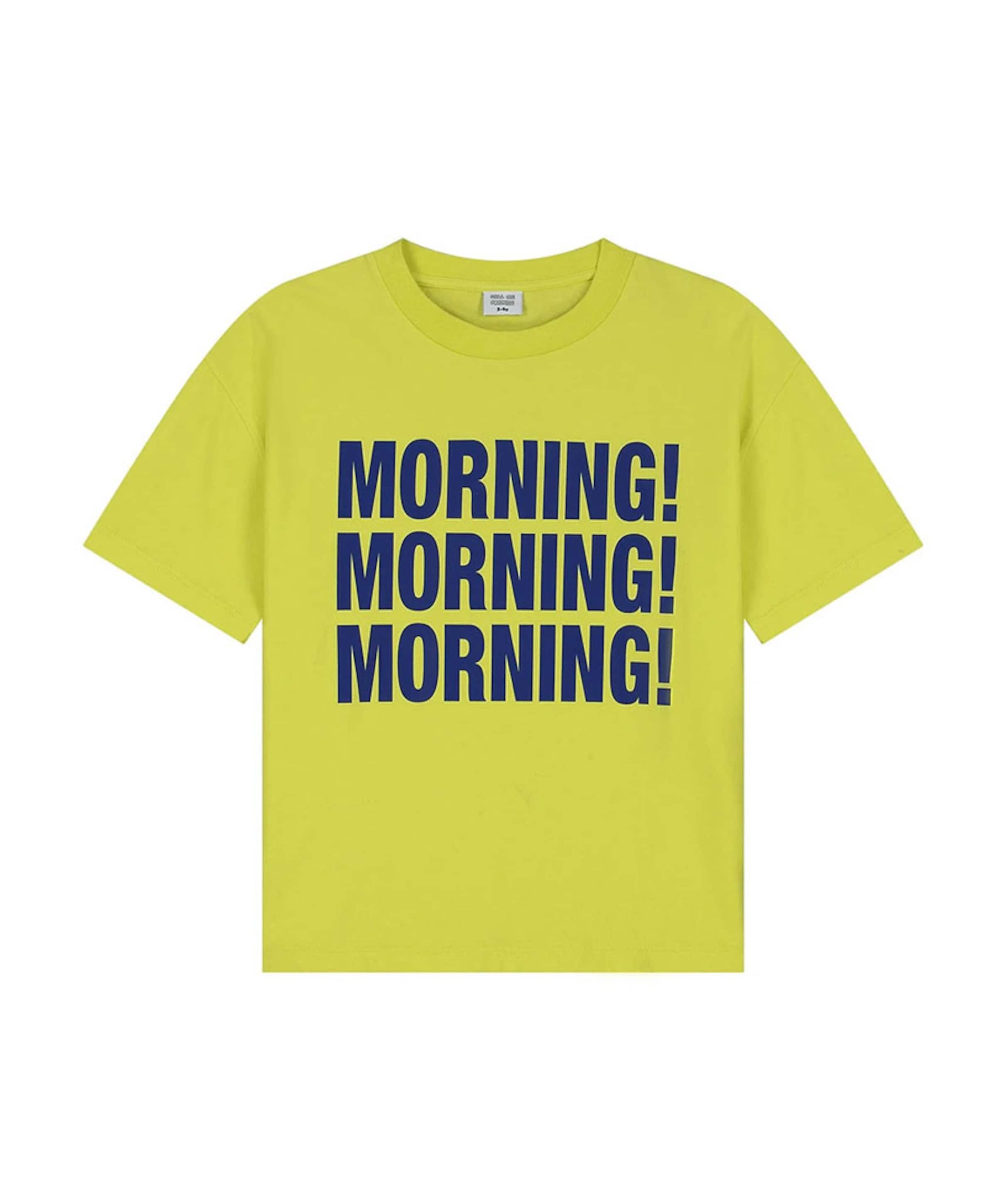Call me Frankie Jongens T-shirt geel
