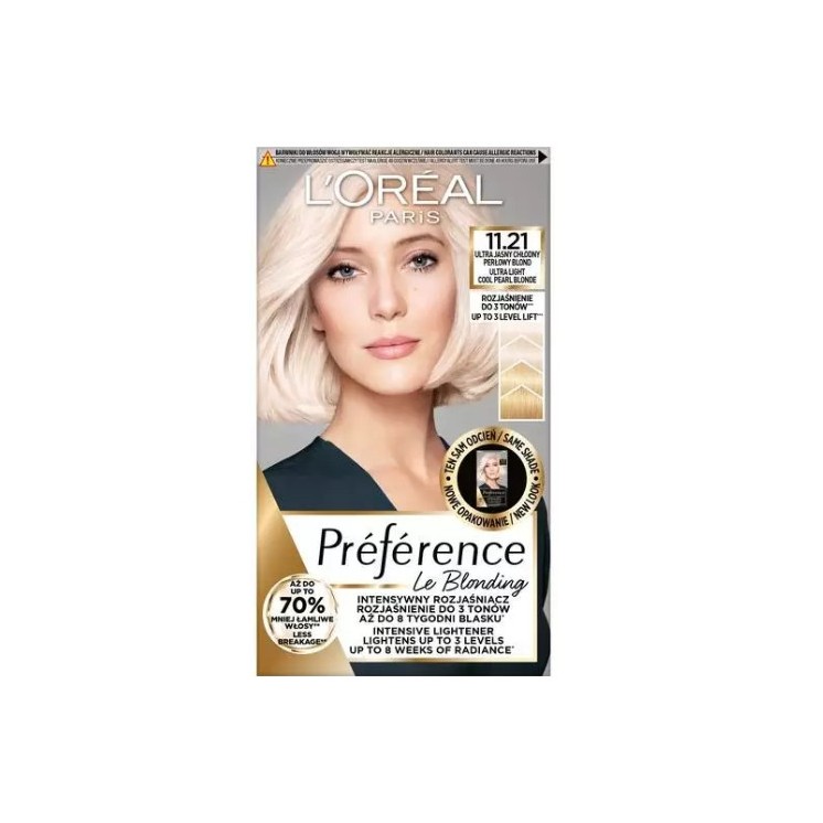 L'oreal Preference Haarverf /11.21/ Ultrahelder Cool Pearl Blond
