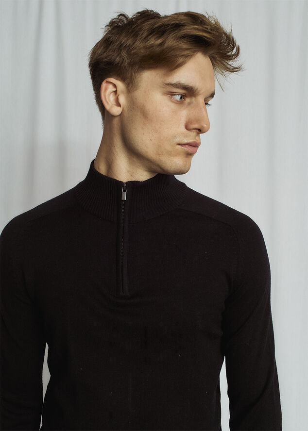 Bruun & Stengade BS Pelle Regular Fit Knitwear Black