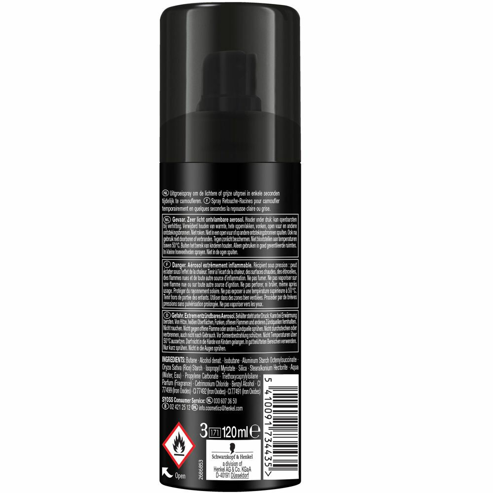 Syoss Uitgroeispray Middenbruin