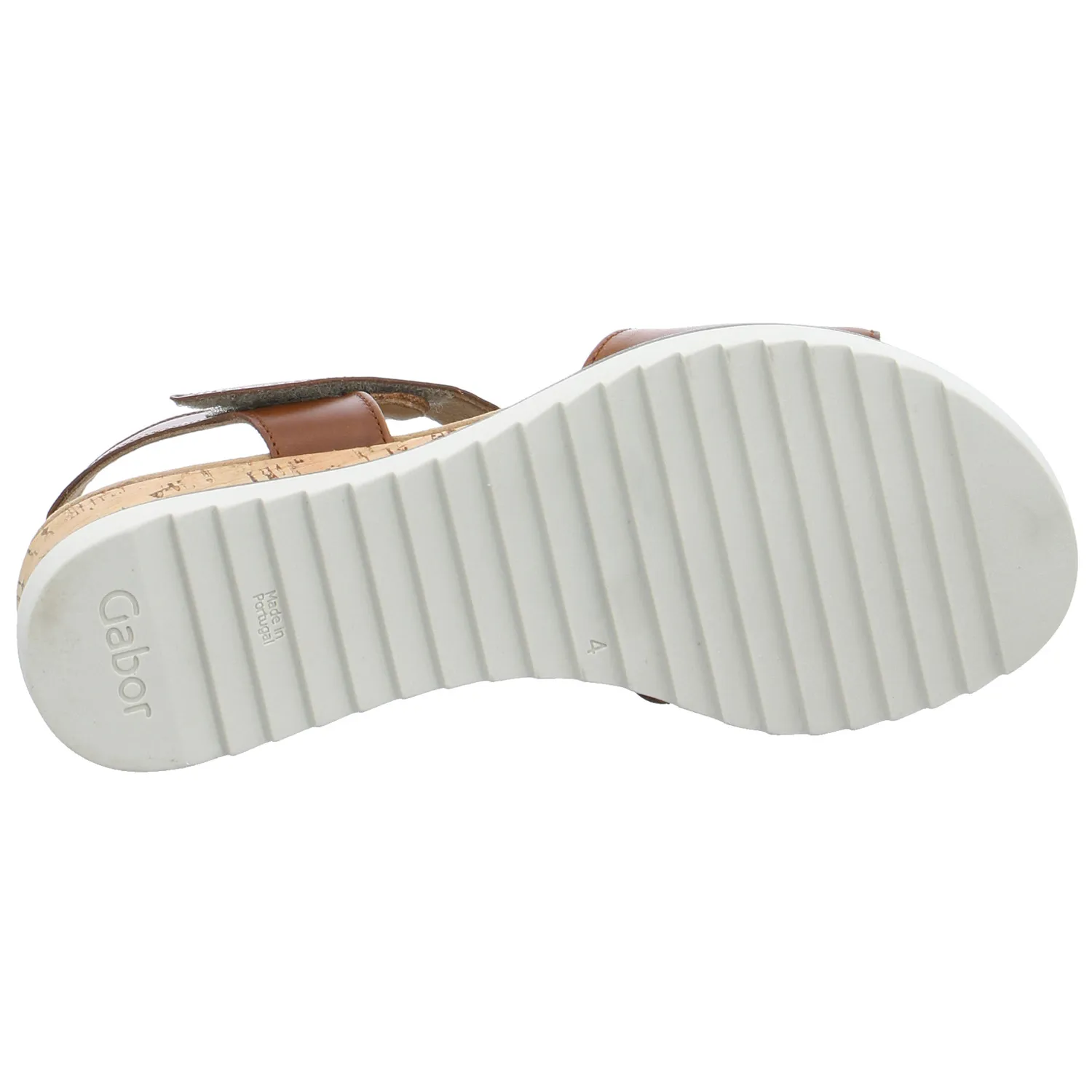 GABOR Sandalette Camel Leder